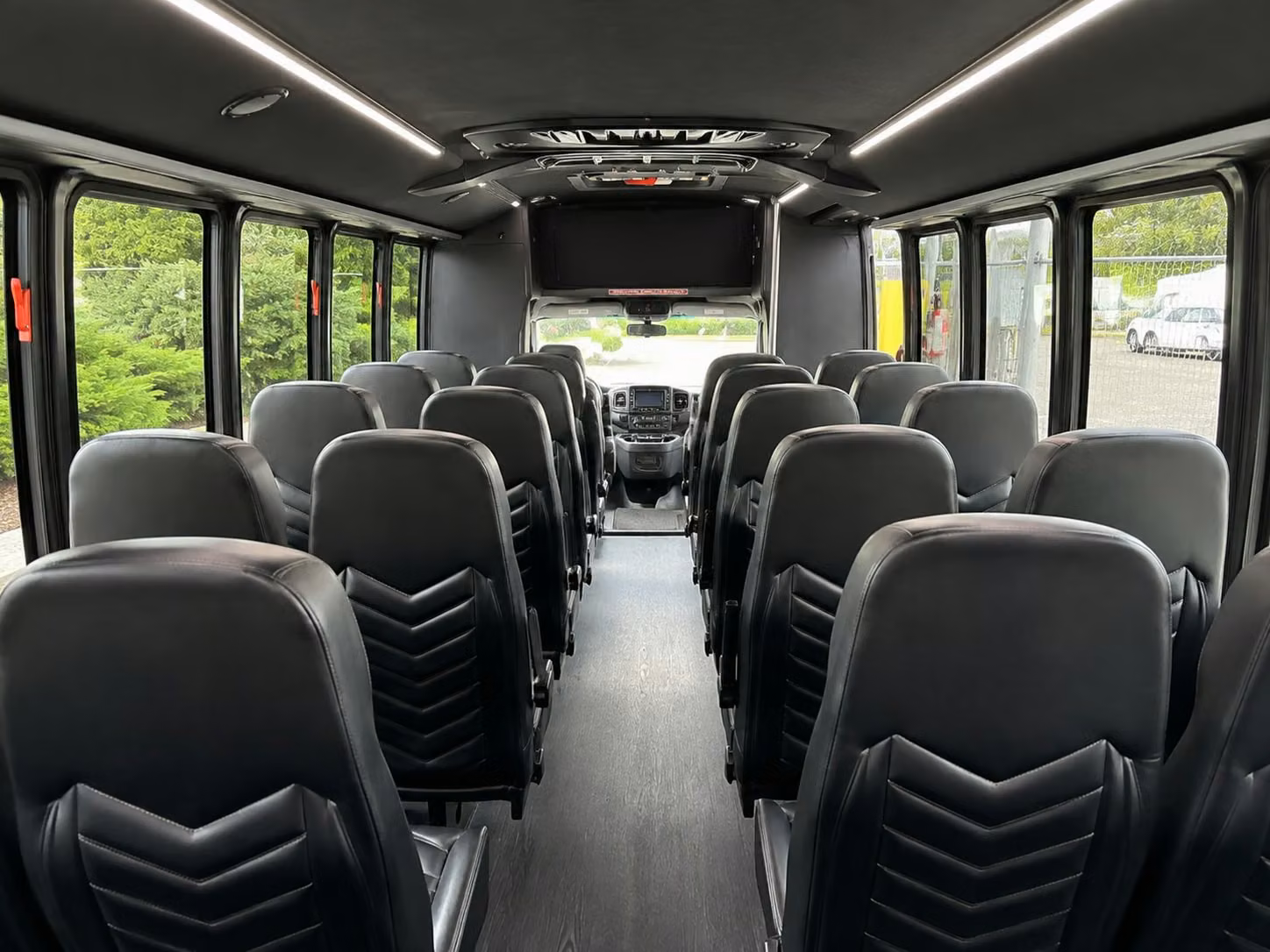 15 passenger minibus inside