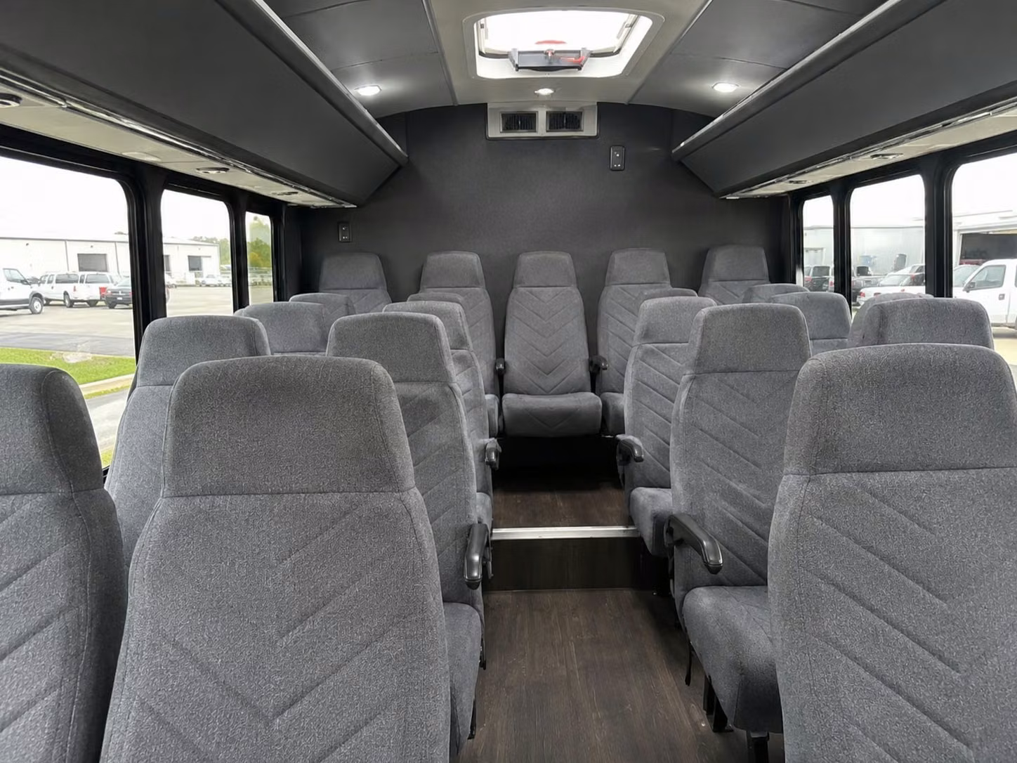 20 passenger minibus inside