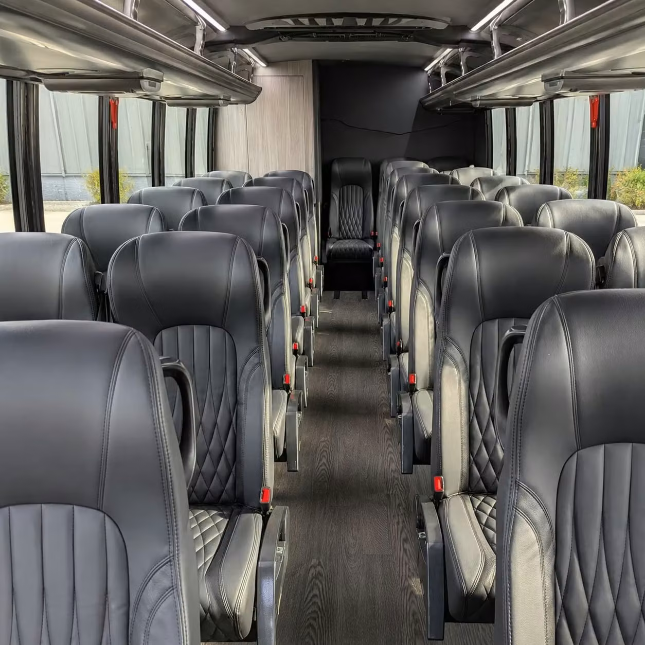 28 passenger minibus interior