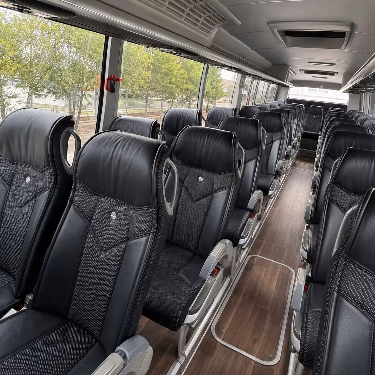dayton charter bus interior