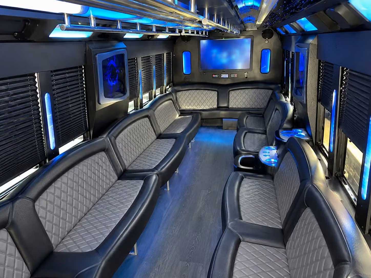 party bus rentals for dayton amphitheater and downtown venue nights