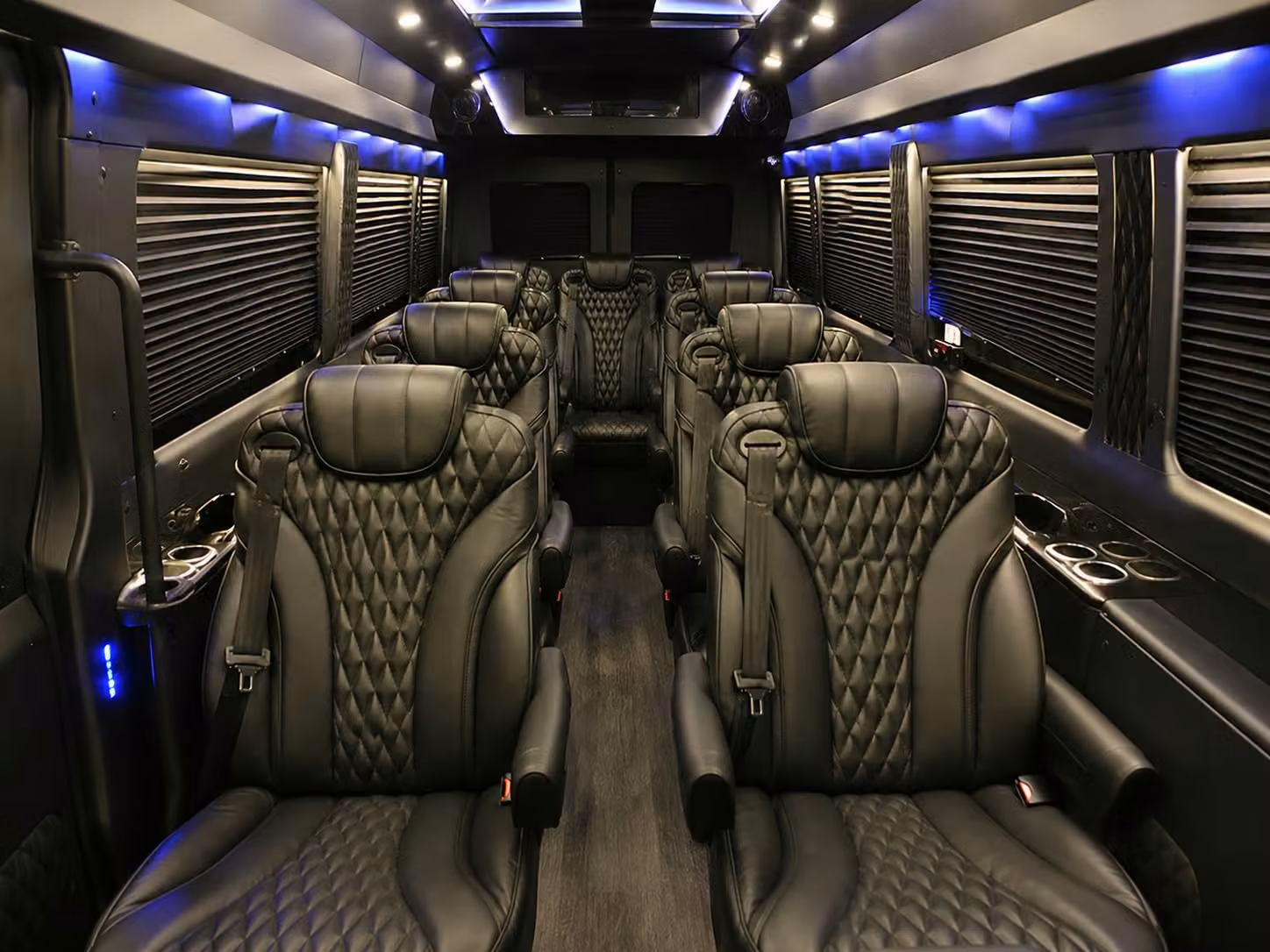 sprinter van with driver inside